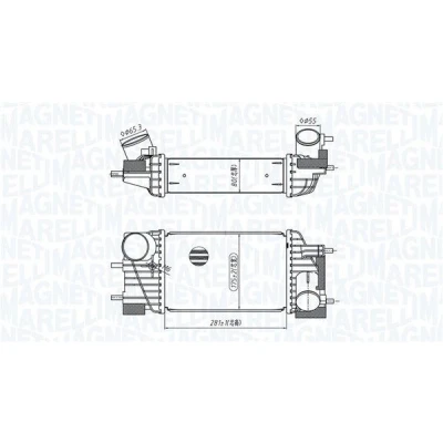 Kuva MAGNETI MARELLI 351319205820 Välijäähdytin