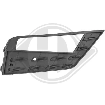 Kuva DIEDERICHS 7433548 Puskurin Ritilä Oikea Sumuvaloilla vasrustetuille autoille SEAT: Leon III ST