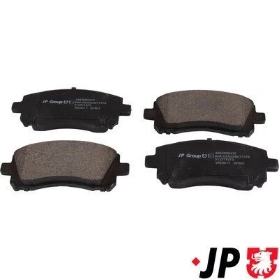 Kuva JP GROUP 4663600410 Jarrupalat Etuakseli akustisella kulumavaroittimella SUBARU: Impreza II Sedan, I Farmari