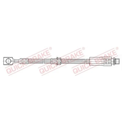 Kuva Jarruletku, Etuakseli, oikea, vasen FIAT, OPEL, SAAB, VAUXHALL OE 12779335, 13297785, 24436541