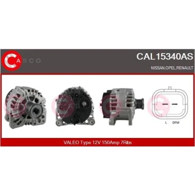 Kuva CASCO CAL10118AS Laturi 12V 55A MERCEDES BENZ: G sarja SUV, T2/LN1 Kippi, 190