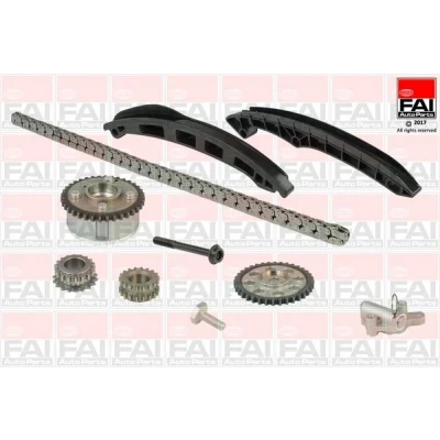 Kuva FAI AutoParts TCK211VVTNG Jakoketjusarja ilman tiivisteitä, Hammaspyörillä Yksinkertainen, Ketju hiljainen VOLKSWAGEN: Golf 5, Beetle Hatchback