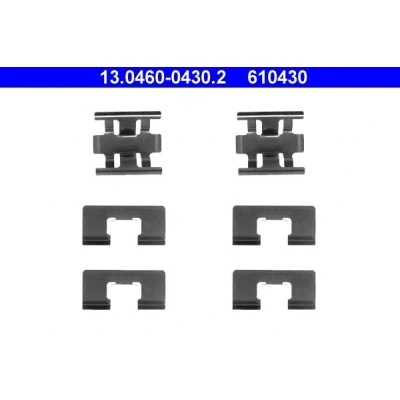 Kuva ATE 13.0460 0430.2 Tarvikesarja, Jarrupala HONDA: CIVIC 4 Stufenheck, Hatchback, 6 Hatchback