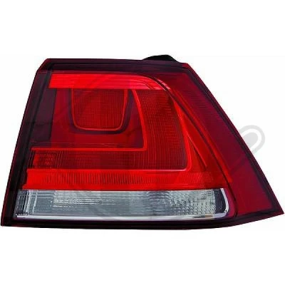 Kuva DIEDERICHS 2216090 Takavalot Oikea Uloin osa W21W Ilman lampun kantaa VOLKSWAGEN: Golf 7