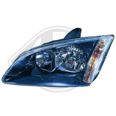 Kuva DIEDERICHS 1416082 Ajovaloumpio Oikea H7, H7/H1, H1 Musta FORD: Focus 2 Kombi,