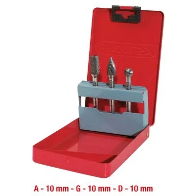 Kuva KS TOOLS 515.3203 Jyrsinsarja Kovametalli Teräspeltikasetti
