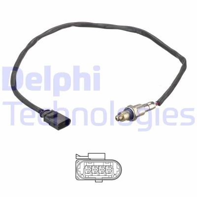 Kuva DELPHI ES21192 12B1 Lambda Anturi Planarsondi, Lämmitetty SKODA: Octavia 3 Schrägheck, Combi, VOLKSWAGEN: Golf 7 Variant