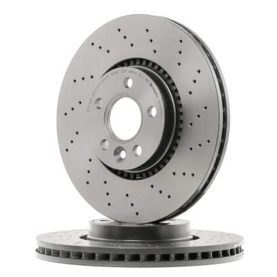 Kuva BREMBO XTRA LINE 09.A426.1X Jarrulevyt 316 28 5 rei&#039;itetty/tuuletettu sisältä pinnoitettu hiiliteräs VOLVO: V60 I, V70 3, XC70 II Farmari