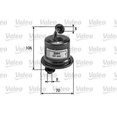 Kuva VALEO 587055 Polttoainesuodatin Letkusuodatin 8 TOYOTA: RAV4 III SUV, SUZUKI: Jimny Wagon R+ II Hatchback, Liana Hatchback