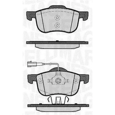 Kuva MAGNETI MARELLI 363916060128 Jarrupalat kulumisanturilla ALFA ROMEO: Giulietta Hatchback, Van