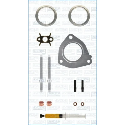 Kuva AJUSA JTC11874 Asennussarja Turboahdin with studs, syringe oil Tiivisteillä NISSAN: Pathfinder 3
