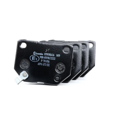 Kuva BREMBO P 78 016 Jarrupalat akustisella kulumavaroittimella Ilman tarvikkeita SUBARU: Impreza II Farmari, Sedan, III Hatchback