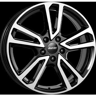 Kuva ALUTEC 5 aukko 18tuumaa 114mm alumiinivanne Tormenta Musta, etupuoli kiillotettu TMT70848L13 1 Vanne