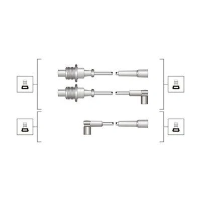 Kuva Sytytysjohtosarja CITROËN BX, BX Break, PEUGEOT 205 II, 309 I, 405 Break I OE