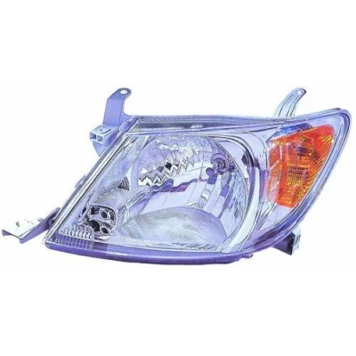 Kuva ABAKUS 212 11G9L LD EM Ajovaloumpio Vasen H4 Keltainen Ilman lampun kantaa, polttimoa P43t TOYOTA: HILUX 3 Pick up