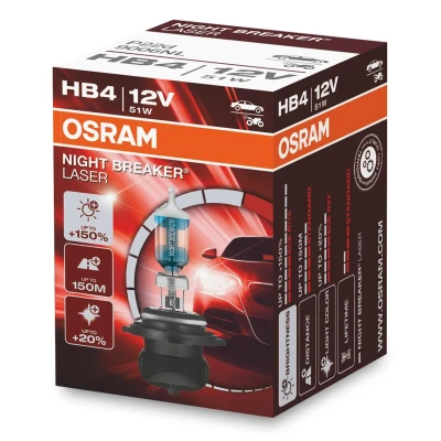 Kuva OSRAM 9006NL Polttimo, kaukovalo HB4 12V 51W 4200K Halogeeni BMW: 5 Sedan, Touring, 3 VOLKSWAGEN: GOLF 6, Passat B6 Variant, 6