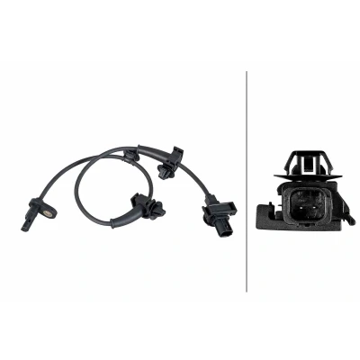 Kuva HELLA 6PU 358 252 211 ABS anturi johdon kiinnikkeet Hall 2 napaa 500mm HONDA: Civic VIII Hatchback (FN, FK) 2.0 i VTEC Type R, 1.4, 1.8