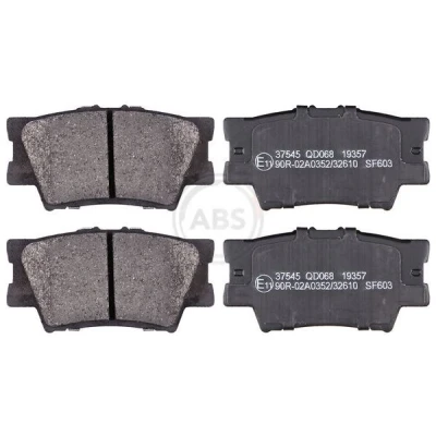 Kuva A.B.S. 37545 Jarrupalat ilman kulumisanturia TOYOTA: RAV4 III SUV, IV Camry VI Sedan
