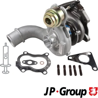 Kuva JP GROUP 4317400100 Turboahdin Pakokaasuahdin sis. tiivistesarjan OPEL: Vivaro A Van, RENAULT: TRAFIC 2 Kasten, NISSAN: Primastar Bussi
