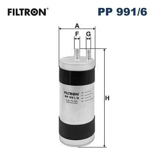 Kuva FILTRON PP 991/6 Polttoainesuodatin Letkusuodatin 11 13