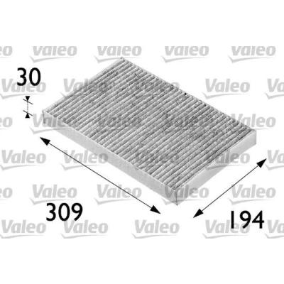 Kuva VALEO CLIMFILTER PROTECT 698682 Raitisilmasuodatin Aktiivihiilisuodatin 307 194 30 AUDI: A6 C5 Avant, Sedan