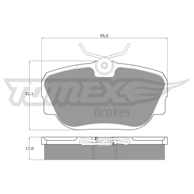 Kuva Jarrupalasarja, levyjarru TOMEX Brakes TX 12 20