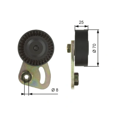Kuva GATES FleetRunner Micro V Kit T39019 Kiristysrulla LAND ROVER: Freelander I SUV