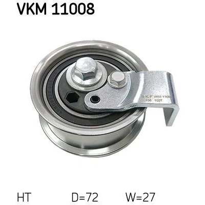 Kuva SKF VKM 11008 Kiristysrulla, Hammashihnat VOLKSWAGEN: Passat B5 Variant