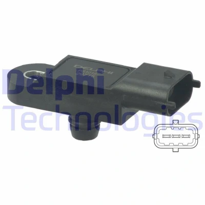 Kuva DELPHI PS10167 Tunnistin, Imusarjapaine RENAULT: GRAND SCENIC 2, MEGANE LAGUNA 2 Grandtour