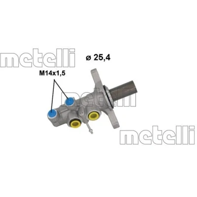 Kuva METELLI 05 1274 Jarrupääsylinteri 25,40 Alumiini