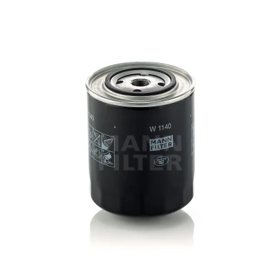 Kuva MANN FILTER W 1140 Öljynsuodatin 3/4 16 UNF yhdellä peruutuksenestoventtiilillä Ruuvattava suodatin