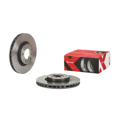 Kuva BREMBO 09.C658.1X Jarrulevyt 283 26 5 rei&#039;itetty/tuuletettu sisältä pinnoitettu hiiliteräs Ruuveilla PEUGEOT: 308 SW 2, II Hatchback