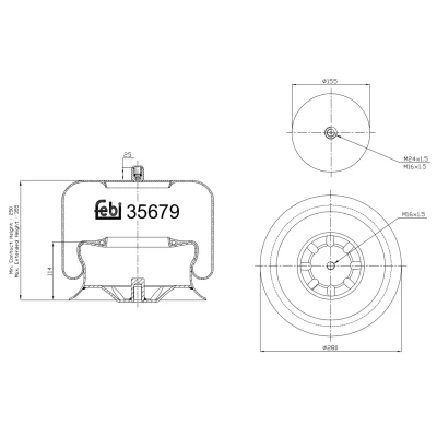 Kuva FEBI BILSTEIN 35679 Metallipalje, ilmajousitus