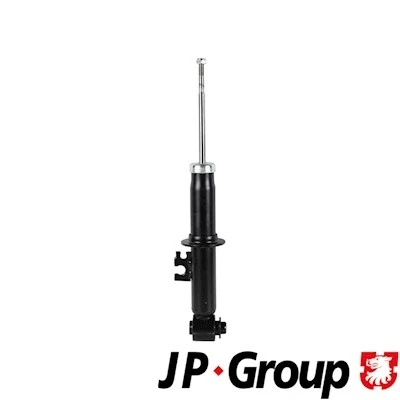 Kuva JP GROUP 6052100100 Iskunvaimentimet Taka akseli Kaasupaine Kaksiputki Joustintuki Tappi ylhäällä, Silmukka alhaalla MINI: Hatchback