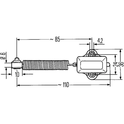 Kuva Kytkin, jarruvalo HELLA 6DD 001 551 011