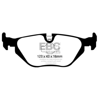 Kuva EBC Brakes DP21079 Jarrupalat Taka akseli BMW: 3 Sedan, Touring, Cabriolet