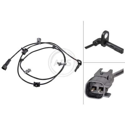 Kuva Tunnistin, kiertonopeus, Taka akseli, vasen OPEL, VAUXHALL OE 1247745, 22785579