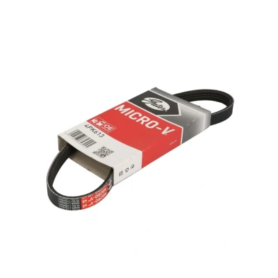 Kuva GATES Micro V 4PK613 Moniurahihna 613 4 Polyesteri, EPDM (eteenipropeeni dieeni kumi) HYUNDAI: Getz