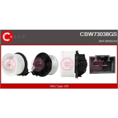 Kuva CASCO CST10299AS Starttimoottori 12V 2kW 9 CPS0060 M8 82mm VOLVO: V70 2, S80 I, S60 I