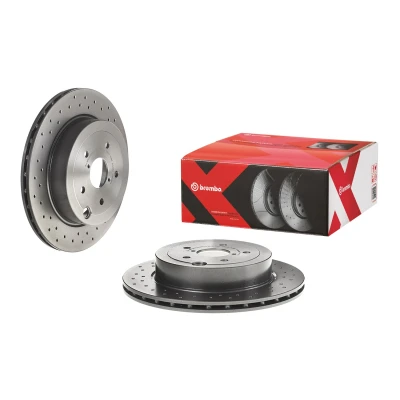 Kuva BREMBO 09.A198.1X Jarrulevyt 316 20 5 rei&#039;itetty/tuuletettu sisältä pinnoitettu hiiliteräs SUBARU: Impreza III Hatchback