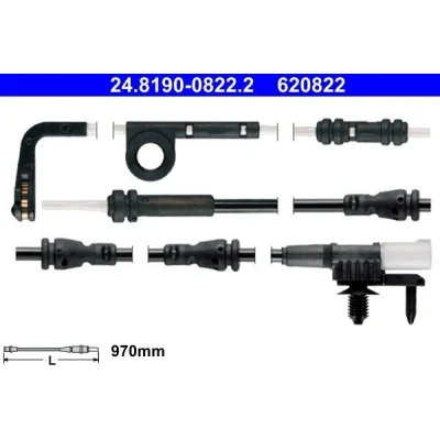 Kuva ATE 24.8190 0822.2 Jarrupalojen Kulumisen Ilmaisin LAND ROVER: Range Rover Sport, Discovery 5