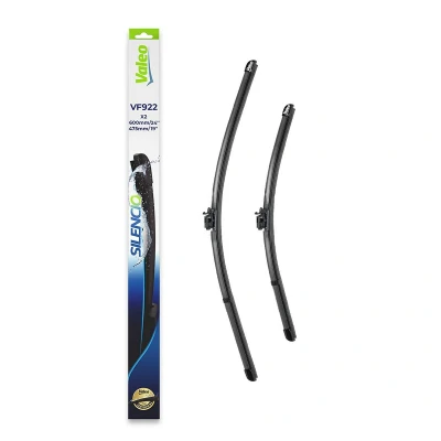Kuva Pyyhkijänsulka Valeo Silencio Flat Blade Set 577922 Edessä Flatblade pyyhinsulka (rungoton) MERCEDES BENZ: GLA, A sarja, CLA Farmari