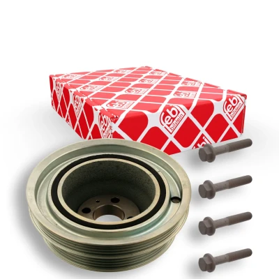 Kuva febi BILSTEIN 33815 Kampiakselin Hihnapyörä 4PK + 7PK 165 9 Ruuveilla, Chinesisch Plus FIAT: Ducato III Bussi, II Van