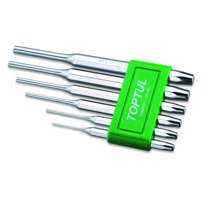 Kuva TOPTUL GAAV0601 Sokanirroitin sarja 6 Kromi molybdeeniteräs 2x8x115, 3x8x125, 4x10x150, 5x10x165, 6x12x180, 8x12x180