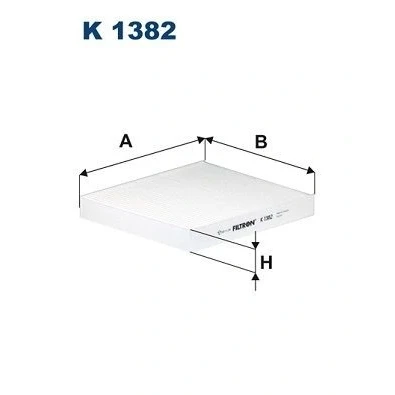 Kuva FILTRON K 1382 Raitisilmasuodatin Hiukkassuodatin 240 209 30