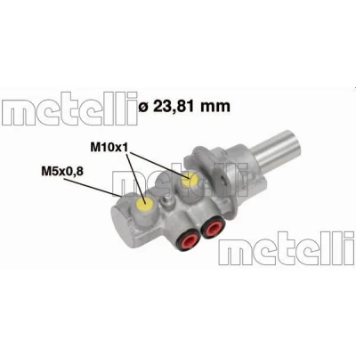 Kuva METELLI 05 0683 Jarrupääsylinteri 23,81 Alumiini FIAT: Doblo I Cargo