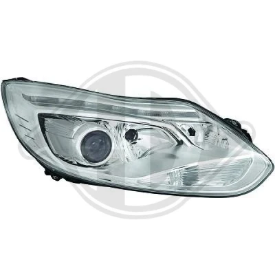Kuva DIEDERICHS 1418985 Ajovaloumpio Vasen H1, D3S/H7 Xenon kromi FORD: FOCUS 3 Turnier