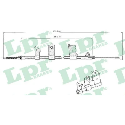 Kuva Vaijeri, käsijarru, Oikea Lpr C0475B nissan micra ii OE 365304F100
