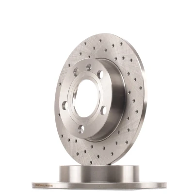 Kuva BREMBO XTRA LINE 08.9136.1X Jarrulevyt 245 10 5 reijitetty, täysi pinnoitettu Ruuveilla AUDI: A4 B7 Avant, Sedan, B6 SEAT: Exeo ST