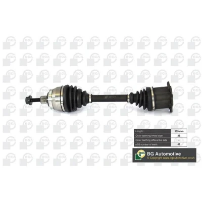 Kuva Vetoakseli, Etuakseli, oikea, vasen ford galaxy i, seat alhambra, vw sharan OE 1125045, 1233602, 7M0407451A